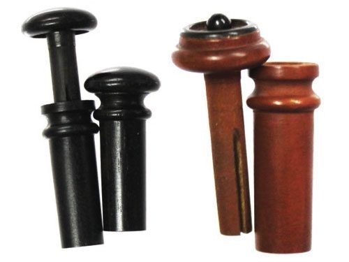 Insight Violin Endpin Black Ring & Pin Boxwood 5mm Hole