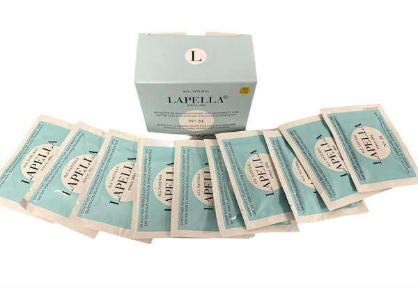 LAPELLA SENSITIVE CLEANING WIPES PACK OF 10