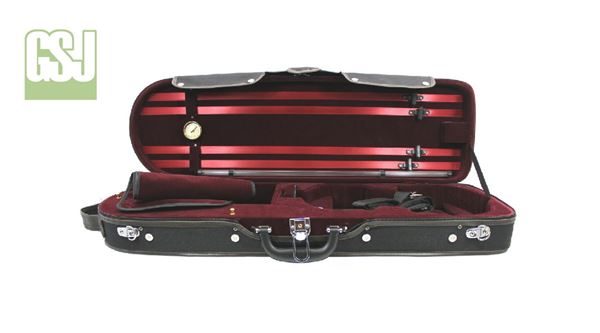 GSJ TRADITION ROUND END PLYWOOD OBLONG VIOLIN CASE 4/4